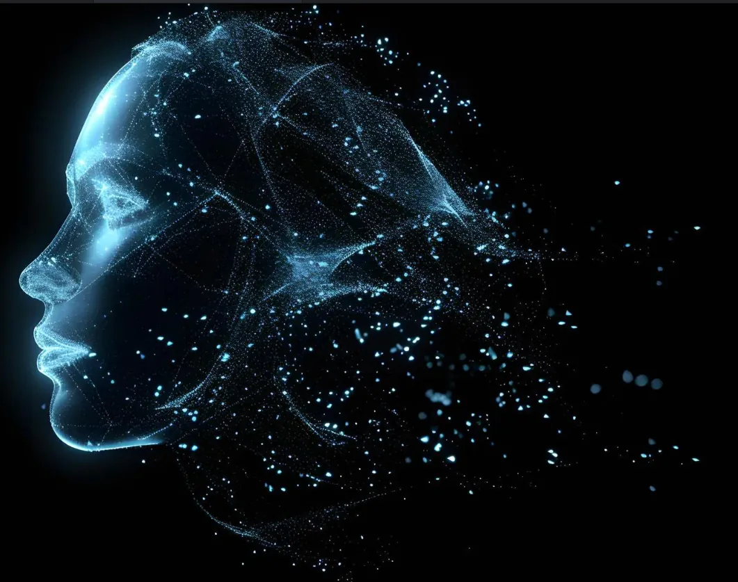 Holografisk KI-hode — Modig Belønnad Neural Core